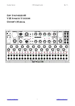 GRP Synthesizer V22 Analog Vocoder Owner'S Manual preview