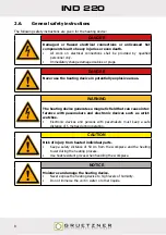 Предварительный просмотр 9 страницы Gruetzner IND 220 User Manual