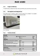 Предварительный просмотр 11 страницы Gruetzner IND 220 User Manual