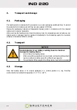 Предварительный просмотр 13 страницы Gruetzner IND 220 User Manual