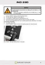 Предварительный просмотр 22 страницы Gruetzner IND 220 User Manual