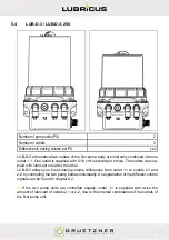 Preview for 17 page of Gruetzner Lubricus LUB-D Series User Manual