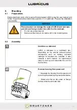 Preview for 19 page of Gruetzner Lubricus LUB-D Series User Manual