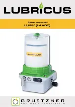 Gruetzner LUBRICUS LUB-V User Manual preview