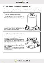 Preview for 28 page of Gruetzner LUBRICUS LUB-V User Manual