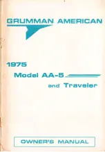 Предварительный просмотр 1 страницы Grumman American AA-5 1975 Owner'S Manual