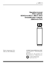 Предварительный просмотр 1 страницы Grunbeck GENO-mat AK-Z Operation Manual