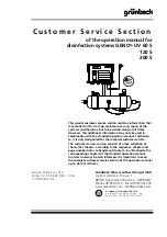 Grunbeck GENO-UV 120 S Operation Manual предпросмотр