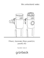 Grunbeck pureliQ:A Operation Manual preview