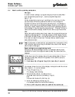 Preview for 34 page of Grunbeck WINNI-mat VGX Operation Manual