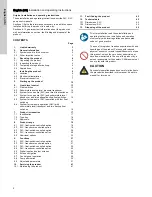 Предварительный просмотр 2 страницы Grundfos 99107059 Installation And Operating Instructions Manual