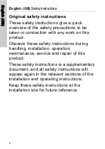 Preview for 2 page of Grundfos A Safety Instructions And Other Important Information