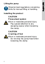 Preview for 5 page of Grundfos A Safety Instructions And Other Important Information