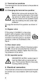 Предварительный просмотр 6 страницы Grundfos ALPHA+ 15-40 Installation And Operating Instructions Manual