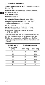 Предварительный просмотр 22 страницы Grundfos ALPHA+ 15-40 Installation And Operating Instructions Manual