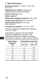 Предварительный просмотр 126 страницы Grundfos ALPHA+ 15-40 Installation And Operating Instructions Manual