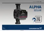 Предварительный просмотр 1 страницы Grundfos ALPHA SOLAR Instructions Manual