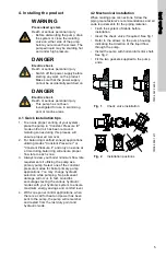 Preview for 5 page of Grundfos ALPHA1 Series Installation And Operating Instructions Manual