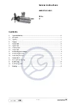 Grundfos AMD.07.18.1410.3 Service Instructions Manual предпросмотр