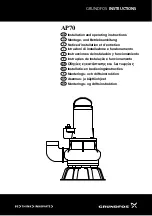 Предварительный просмотр 1 страницы Grundfos AP70 Installation And Operating Instructions Manual