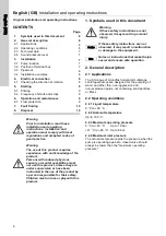 Preview for 6 page of Grundfos CH 2-30 Installation And Operating Instructions Manual