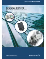 Предварительный просмотр 1 страницы Grundfos CIU 300 Functional Profile And User Manual