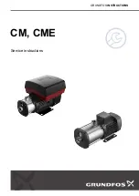 Предварительный просмотр 1 страницы Grundfos CM series Service Instructions Manual