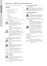 Предварительный просмотр 2 страницы Grundfos CMSP-PM1 Installation And Operating Instructions Manual