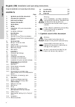 Preview for 4 page of Grundfos Conex DIA-2 Installation And Operating Instructions Manual