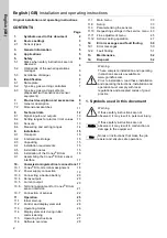 Preview for 2 page of Grundfos Conex DIA-G Installation And Operating Instructions Manual