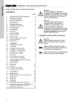 Предварительный просмотр 2 страницы Grundfos Conex DIS-2Q Installation And Operating Instructions Manual