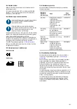 Preview for 141 page of Grundfos Conlift1 LS Installation And Operating Instructions Manual