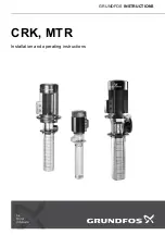 Preview for 1 page of Grundfos CRK 2 Installation And Operating Instructions Manual