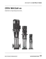 Предварительный просмотр 1 страницы Grundfos CRN MAGdrive Installation And Operating Instructions Manual