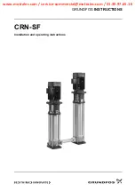 Grundfos CRN-SF Series Installation And Operating Instructions Manual предпросмотр