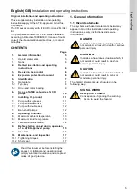 Preview for 5 page of Grundfos CRT Series Installation And Operating Instructions Manual