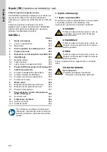 Preview for 252 page of Grundfos CRT Series Installation And Operating Instructions Manual