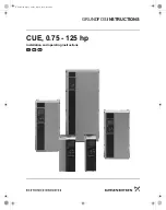 Preview for 1 page of Grundfos CUE Series Installation And Operating Instructions Manual