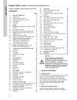 Preview for 6 page of Grundfos DDI 209 Installation And Operating Instructions Manual