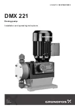 Grundfos DMX 221 Installation And Operating Instructions Manual preview