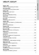 Preview for 3 page of Grundfos DUOLIFT Series Installation And Operating Instructions Manual