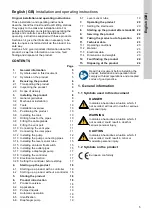 Preview for 5 page of Grundfos DUOLIFT Series Installation And Operating Instructions Manual