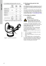 Preview for 22 page of Grundfos DUOLIFT Series Installation And Operating Instructions Manual