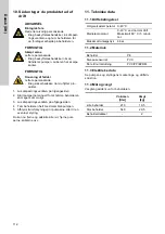 Preview for 112 page of Grundfos DUOLIFT Series Installation And Operating Instructions Manual