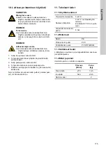 Preview for 175 page of Grundfos DUOLIFT Series Installation And Operating Instructions Manual