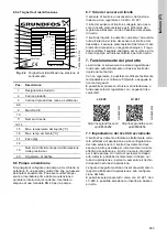 Preview for 263 page of Grundfos DUOLIFT Series Installation And Operating Instructions Manual