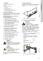 Preview for 275 page of Grundfos DUOLIFT Series Installation And Operating Instructions Manual