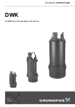 Grundfos DWK Installation And Operating Instructions Manual предпросмотр