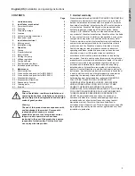 Preview for 3 page of Grundfos EB 20501-5 Owner'S Manual Installation And Operating Instructions