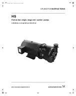 Предварительный просмотр 1 страницы Grundfos HS 100 0505 Installation And Operating Instructions Manual